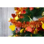 Beteala Craciun, Embo, roșu, marimea: 2 m x 9 cm x 9 cm material:folie PVC, interior/exterior - imagine 4