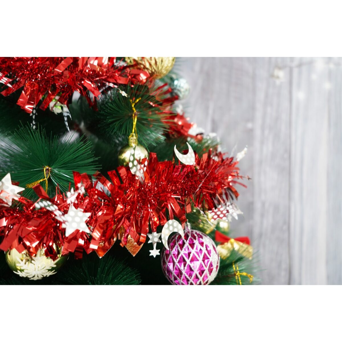 Beteala Craciun, Embo, roșu, marimea: 2 m x 9 cm x 9 cm material:folie PVC, interior/exterior - imagine 9