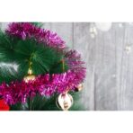 Beteala Craciun, Embo, roz, marimea: 2 m x 5 cm material:folie PVC, interior/exterior - imagine 2