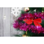 Beteala Craciun, Embo, roz, marimea: 2 m x 5 cm material:folie PVC, interior/exterior - imagine 10