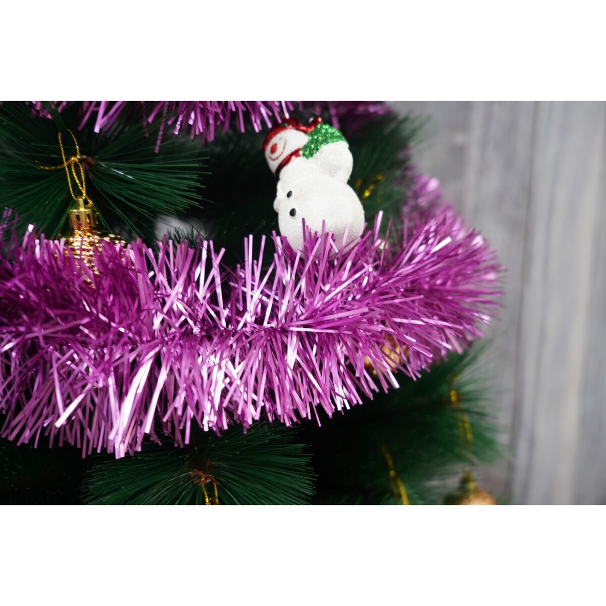 Beteala Craciun, Embo, roz, marimea: 2 m x 9 cm material:folie PVC, interior/exterior - imagine 3