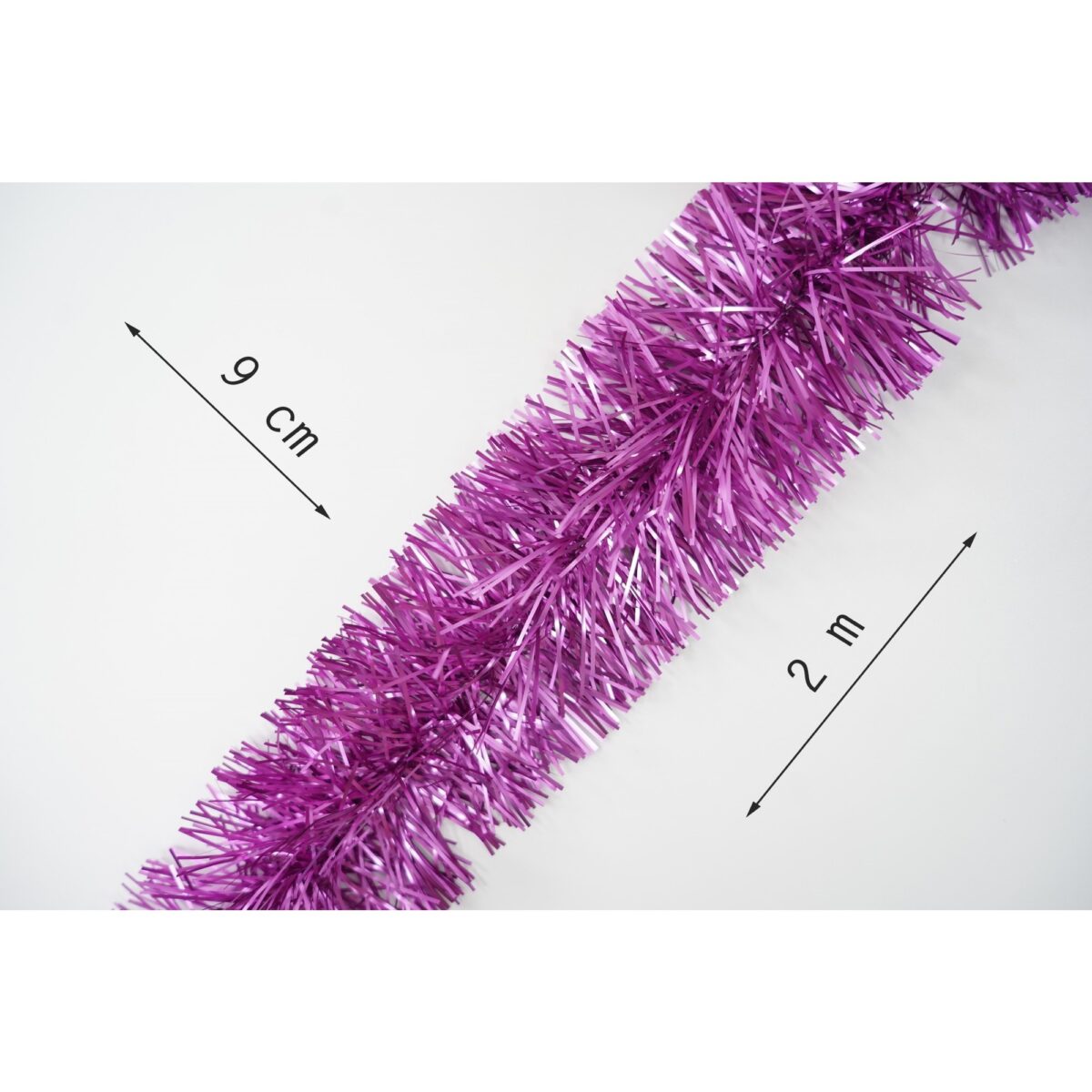 Beteala Craciun, Embo, roz, marimea: 2 m x 9 cm material:folie PVC, interior/exterior - imagine 6