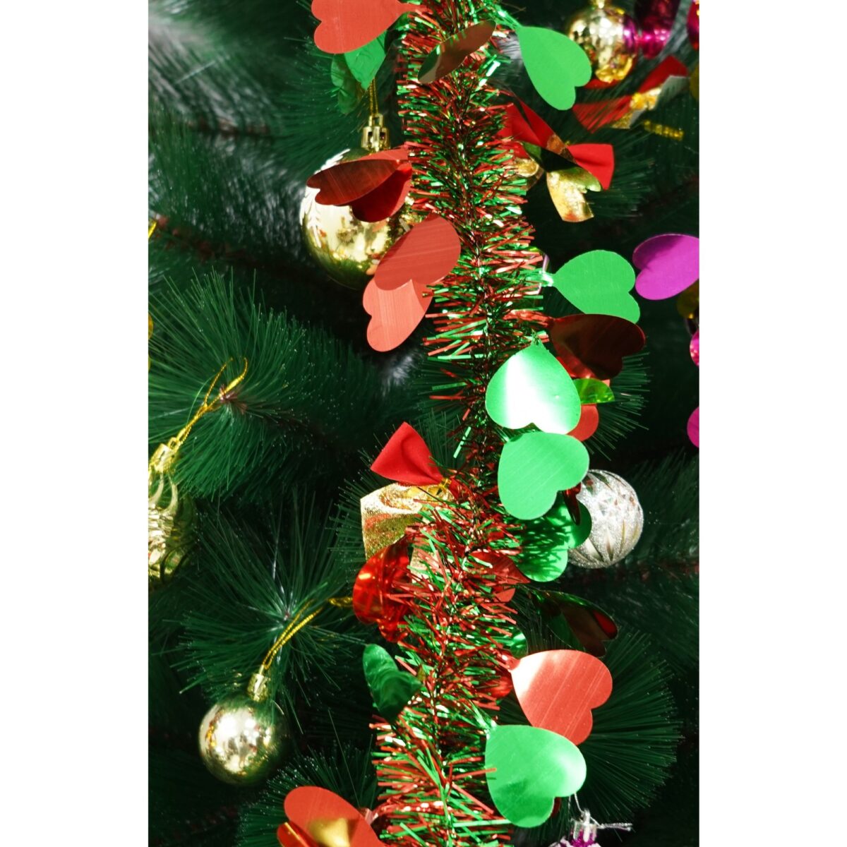Beteala Craciun, Embo, verde, marimea: 2 m x 9 cm x 9 cm material:folie PVC, interior/exterio - imagine 6