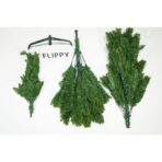 Brad artificial de Craciun, clasic, pentru interior/exterior, inaltime 210 cm, diametru 125 cm, 957 ramuri, Embo, verde, suport metalic inclus - imagine 2