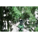 Brad artificial de Craciun, clasic, pentru interior/exterior, inaltime 210 cm, diametru 138 cm, 858 ramuri, Embo, verde, suport metalic inclus - imagine 3