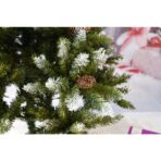 Brad Artificial de Craciun bogat, Embo, 1.8 m inaltime, 918 ramuri verzi inzapezite, Verde, Decorat, Interior/ Exterior - imagine 2