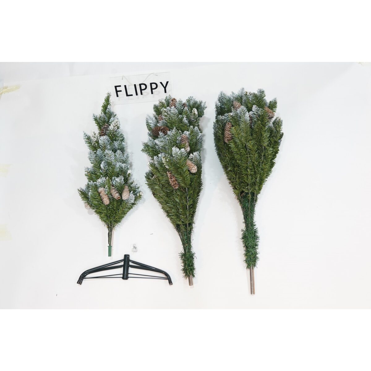 Brad Artificial de Craciun bogat, Embo, 1.8 m inaltime, 918 ramuri verzi inzapezite, Verde, Decorat, Interior/ Exterior - imagine 3