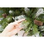 Brad Artificial de Craciun bogat, Embo, 1.8 m inaltime, 918 ramuri verzi inzapezite, Verde, Decorat, Interior/ Exterior - imagine 6