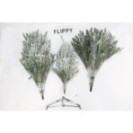 Brad Artificial de Craciun, Embo, 1.8 m inaltime, Verde, Pulverizat alb-tip zapada, Diametru inferior 110 cm, Interior/ Exterior - imagine 3