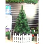 Brad artificial de Craciun tip pin, clasic, pentru interior/exterior, inaltime 90 cm, Embo, verde, suport de plastic inclus - imagine 4