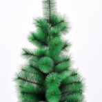 Brad artificial de Craciun tip pin, clasic, pentru interior/exterior, inaltime 90 cm, Embo, verde, suport de plastic inclus - imagine 5
