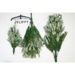 Brad artificial de Craciun tip pin, pentru interior/exterior, inaltime 180 cm, 626 ramuri, Embo, verde, suport metalic inclus - imagine 2