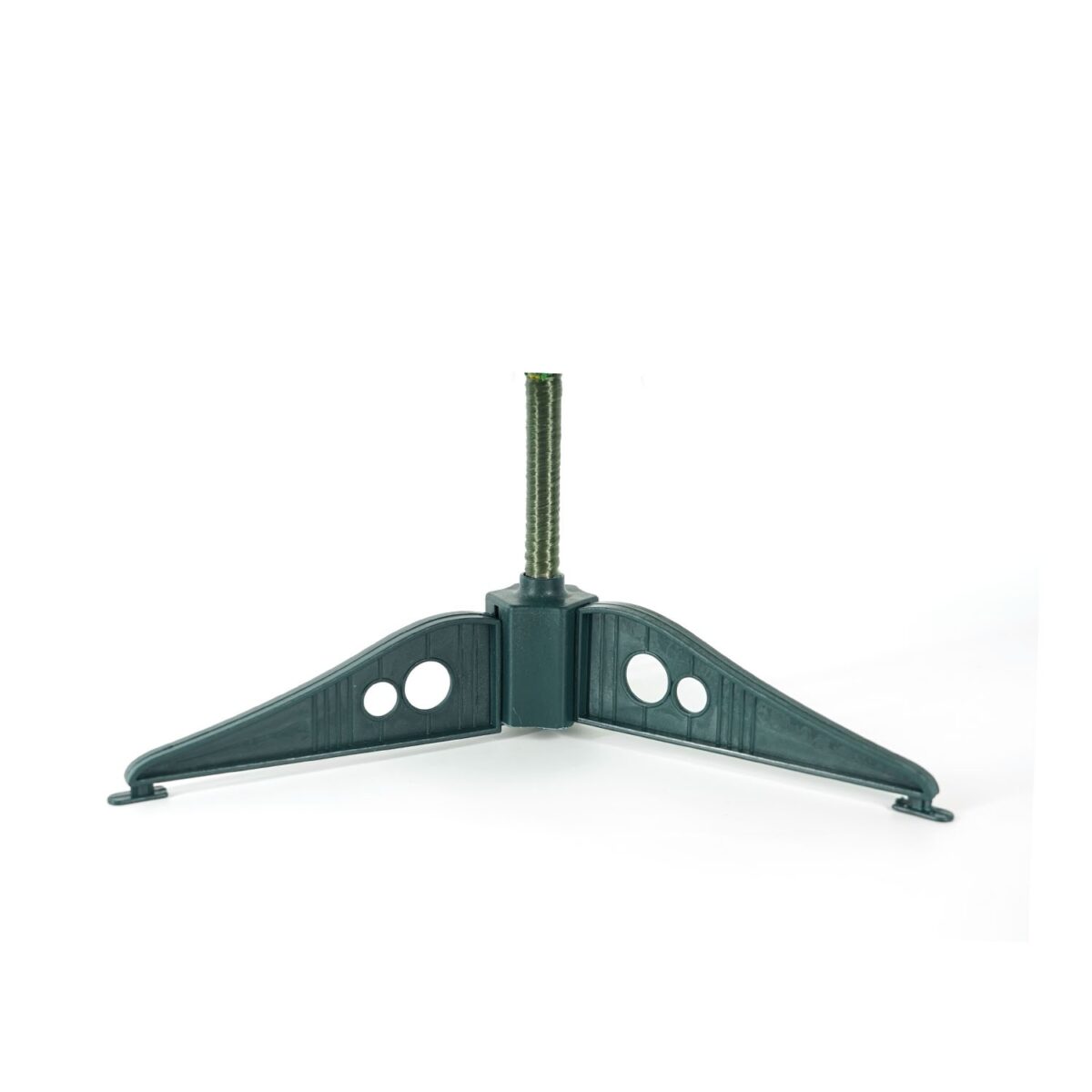 Brad Artificial Impodobit, 60 cm, suport plastic cu instalatie luminoasa 20 LED alb cald + 20 globuri rosii incluse, Embo - imagine 7
