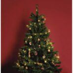 Brad de Craciun artificial cu suport inclus Embo, 120 cm, 240 ramuri/varfuri, material plastic, suport clasic, fara iluminare, utilizat pentru interior/exterior, verde - imagine 11