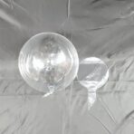 Buchet Decorativ, Embo, Trandafir in Balon cu Lumini Led, Diametru 35 cm, 2 x Baterii AA (neincluse), Albastru/Alb - imagine 6