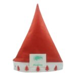 Caciulita de Mos Craciun,Embo, cu braduti ,led si muzica, rosie, marime universala, poliester