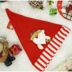 Caciulita de Mos Craciun, Embo,cu ornament de Mos Craciun, rosie, marime universala, material textil - imagine 2