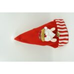 Caciulita de Mos Craciun, Embo,cu ornament de Mos Craciun, rosie, marime universala, material textil - imagine 3