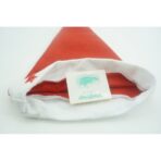 Caciulita de Mos Craciun,Embo, cu stele  ,led si muzica, rosie, marime universala, poliester - imagine 6