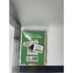Caiet cu fise razuibile Embo, DIY Magic Scratch, 12 File, Curcubeu, Creion din Lemn, Cartonase negre, 14.2 x 9.8 cm, Verde - imagine 10