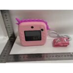 Camera Instantanee pentru Copii, Embo, Camera Frontala + Selfie, cu Functie de Printare, Cablu USB-C, Bluetooth, Compatibil iOS/Android, Model Unicorn, Snur Inclus, Roz - imagine 5