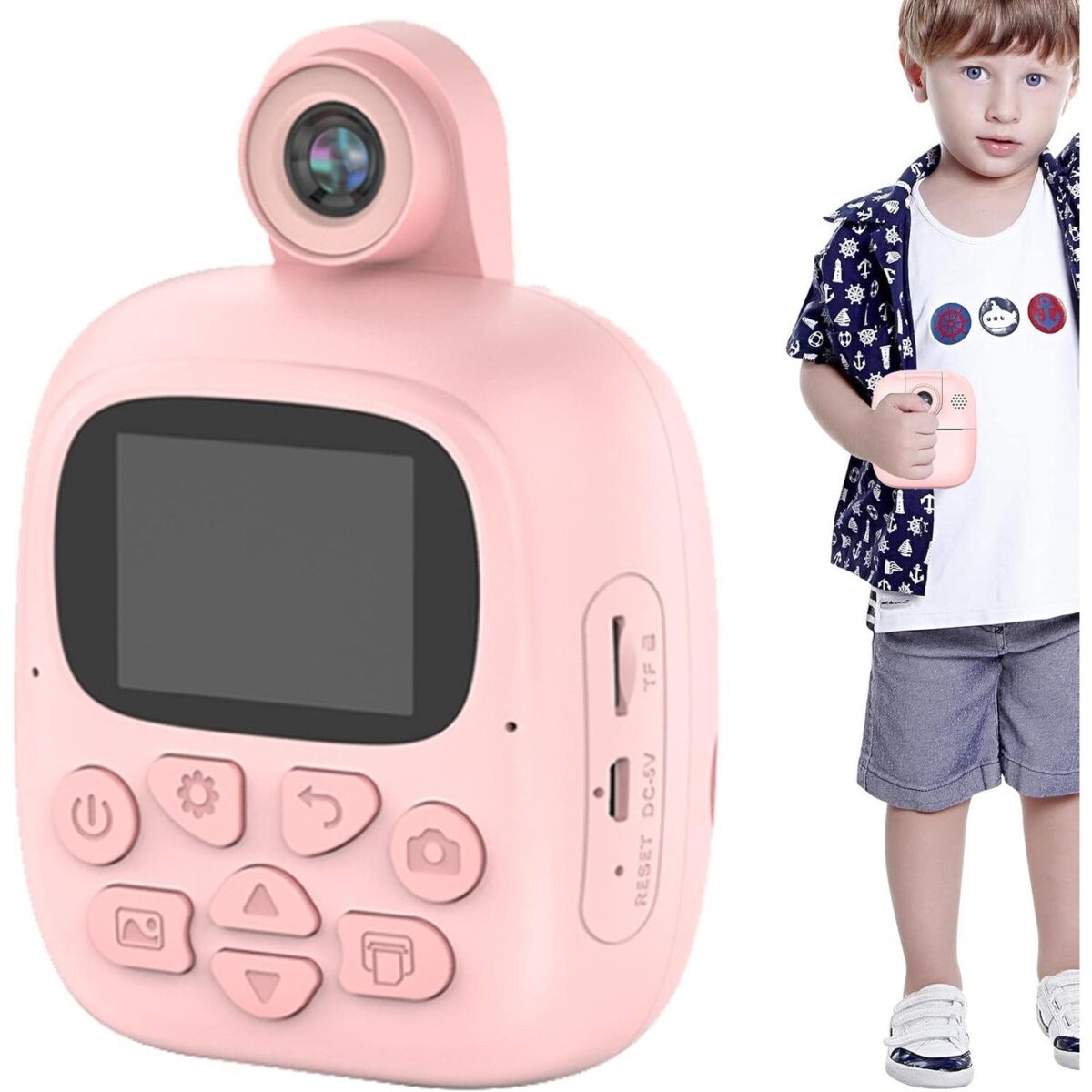 camera-instantanee-pentru-copii-flippy-camera-frontala-selfie-cu-functie-de-printare-cablu-usb-c-blu-67a4fc4931afd.jpg Camera Instantanee pentru Copii, Embo, Camera Frontala + Selfie, cu Functie de Printare, Cablu USB-C, Bluetooth, Compatibil iOS/Android, Imprimare APP, Model Bunny, Roz - imagine 6