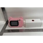 Camera Instantanee pentru Copii, Embo, Camera Frontala + Selfie, cu Functie de Printare, Cablu USB-C, Bluetooth, Compatibil iOS/Android, Imprimare APP, Model Iepure Love, Roz - imagine 6