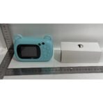 Camera Instantanee pentru Copii, Embo, Camera Frontala + Selfie, cu Functie de Printare, Cablu USB-C, Bluetooth, Compatibil iOS/Android, Imprimare APP, Model Dino Love, Albastru - imagine 5