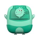 Camera Instantanee pentru Copii, Embo, cu Functie de Printare, Cablu USB-C, Bluetooth, Compatibil iOS/Android, Camera Frontala + Selfie, Model Iepure, Snur Inclus, Verde