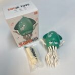 Caracatita Dansatoare, Embo, +3 Ani, 3 Moduri, din ABS, Incarcare USB, cu Undita Inclusa, 12.6 x 7.6 x 20.7 cm, Verde - imagine 7