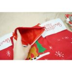 Ciorap Cadouri,Embo,cu model ren,rosu, marimea 19x38 cm, textil, interior - imagine 4