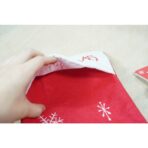 Ciorap Cadouri,Embo,cu model ren,rosu, marimea 19x38 cm, textil, interior - imagine 5