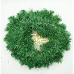 Coronita de Craciun pentru usa, Rosu-Auriu-Verde, 40 cm, PVC, Artificiala, Decorata, Interior/Exterior, Embo - imagine 5