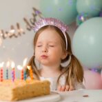 Coronita Decorativa pentru Petreceri, Embo, Tema Aniversare, Model Happy Birthday, Marime Universala, Rose - imagine 3