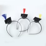 Coronita pentru Absolvent, Embo, Bentita cu Toca, Marime Universala, Tematica Absolvire, Negru-Albastru - imagine 4