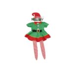 Costum Spiridus, Embo, Fete, 7-9 ani, Verde, Poliester