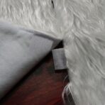 Covor pentru bradul de Craciun White Haipai, diametru 120 cm, blana cu o grosime 4 cm, alb - imagine 5