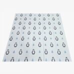 Covoras de Joaca pentru Copii Termic cu 2 Fete, Embo, Model Girafe si Pinguini, cu Spuma, Impermeabil, Antiderapant, 200cm x 180cm x 1cm - imagine 4