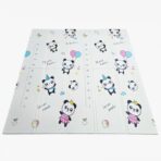 Covoras de Joaca pentru Copii Termic cu 2 Fete, Embo, Model Ursuleți si Delfini, cu Spuma, Impermeabil, Antiderapant, 200cm x 180cm x 1cm - imagine 3