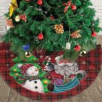 Covoras pentru Brad, Embo, Model 5, 90cm, Multicolor - imagine 4