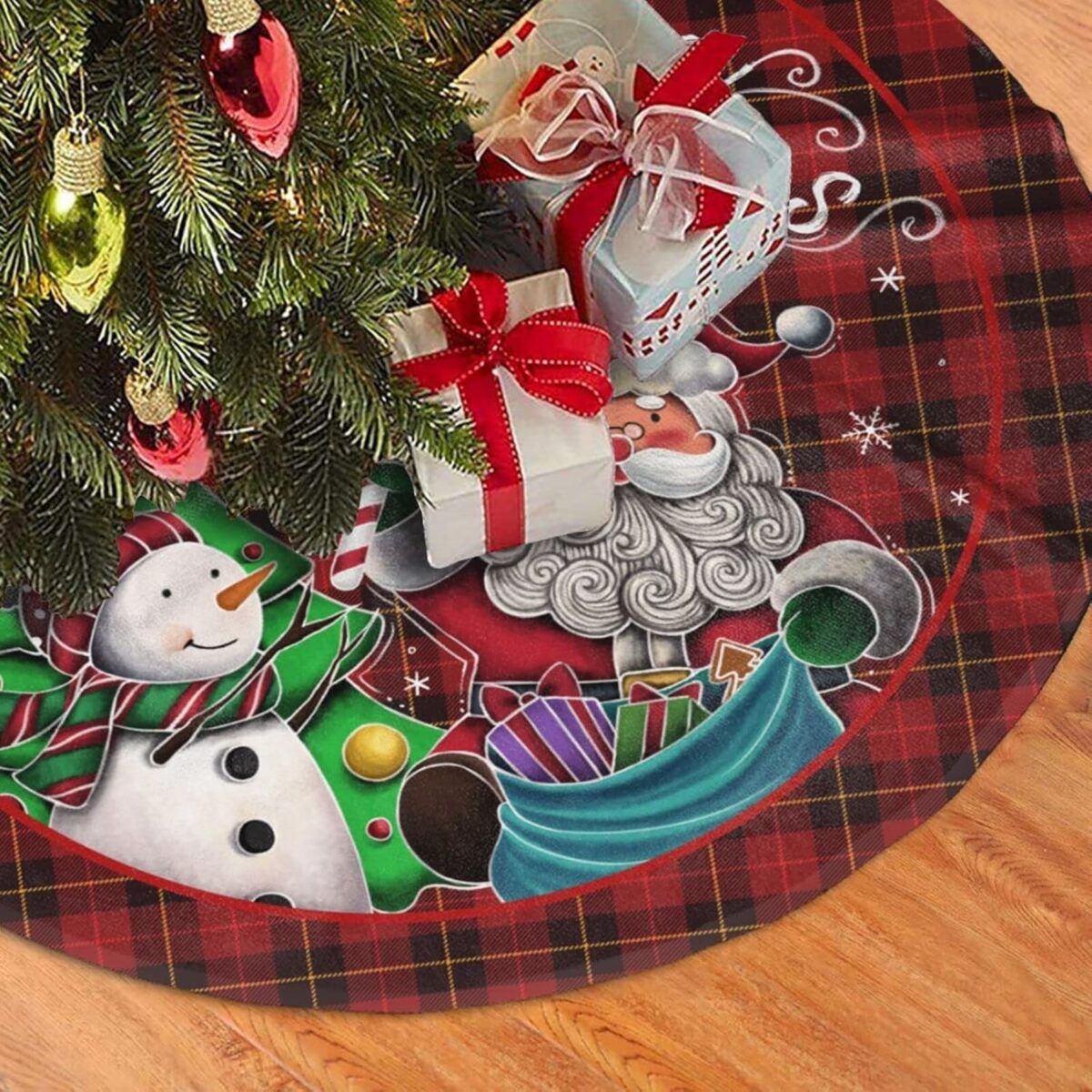 Covoras pentru Brad, Embo, Model 5, 90cm, Multicolor - imagine 5