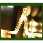 Decoratiune de Craciun Luminoasa in forma de Stea 19x18 cm, cu Ventuza, Alb Cald, Embo - imagine 4