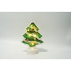 Decoratiune luminoasa 3D, Tip brad, cu baterii - imagine 3