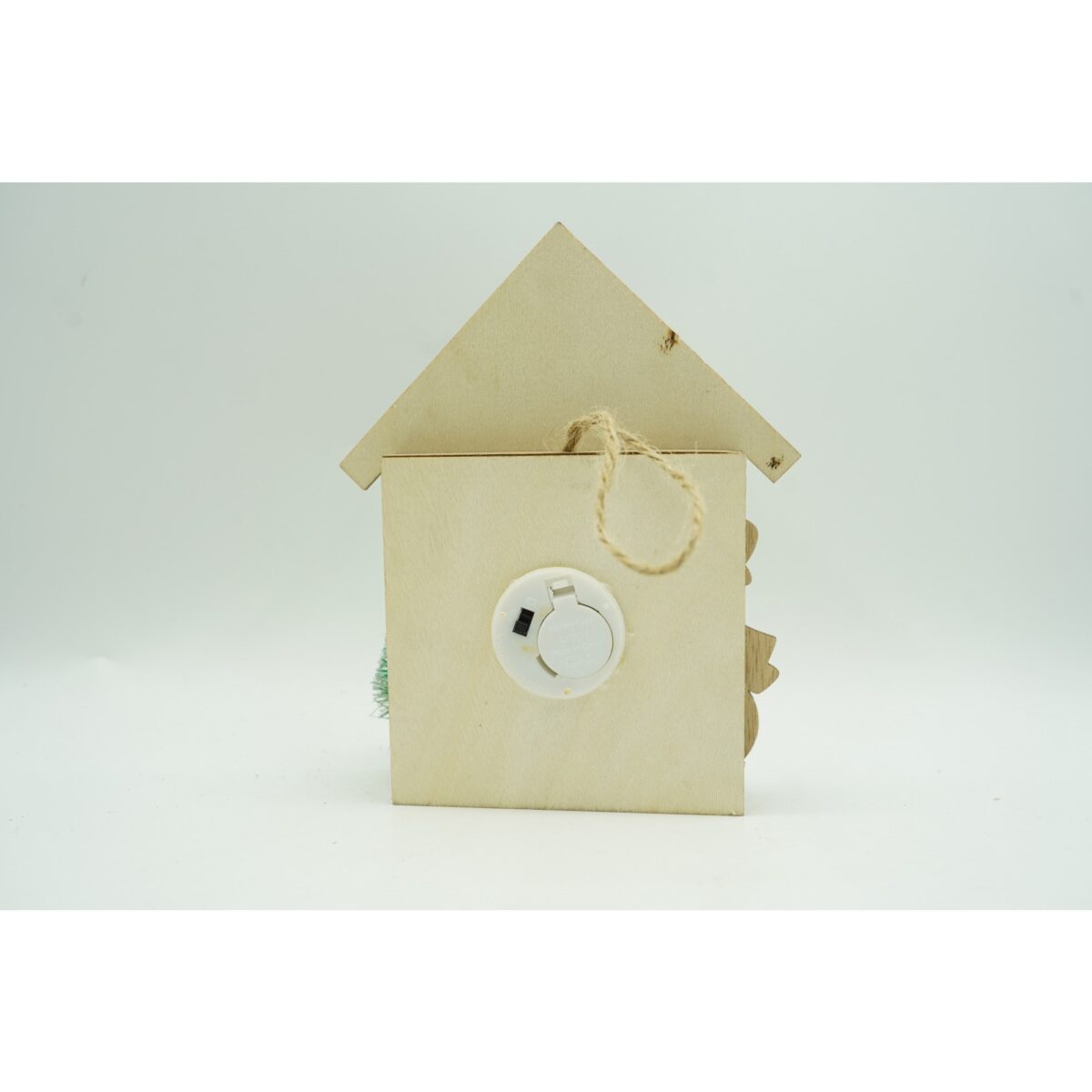 Decoratiune luminoasa, Embo, Mos Craciun, maro, lungime: 13 cm, latime: 5 cm, inaltime: 17 cm, lemn, interior/exterior - imagine 5