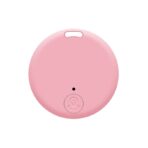 Dispozitiv Anti Pierdere Inteligent, Embo, conexiune Bluetooth, Dispozitiv Anti Pierdere pentru accesorii, Baterie si Manual de Utilizare Incluse 38 x 38 x 7 mm, Roz