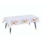 Fata de Masa Dreptunghiulara, Embo, Impermeabila, Anti-pete, pentru Petreceri, 180 x 108 cm, Multicolor