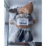 Figurina Decorativa, Pentru Craciun, Embo, Ren, Picioare Telescopice, Inaltime Reglabila 44-54cm, Bluza cu Fulgi, Rosu/Gri - imagine 6
