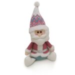 Figurina de Craciun Mos Craciun, Embo, Figurina Decorativa Mos Craciun pentru Sarbatorile de Iarna, 37 x 20 x 12 cm, Multicolor