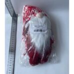 Figurina Decorativa, Pentru Craciun, Embo, Spiridus, Omul Padurii cu Barba Lunga, Inaltime 47 cm, Rosu - imagine 5