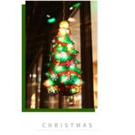 Decoratiune de Craciun pentru fereastra Embo, brad, cu LED-uri, 26 cm, alb cald - imagine 4